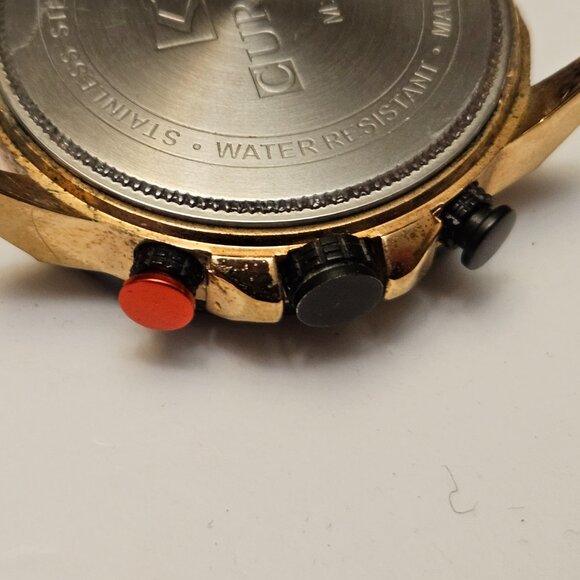 CURREN Chronograph Men’s Watch – Black & Gold Sport Style - Picture 16 of 16